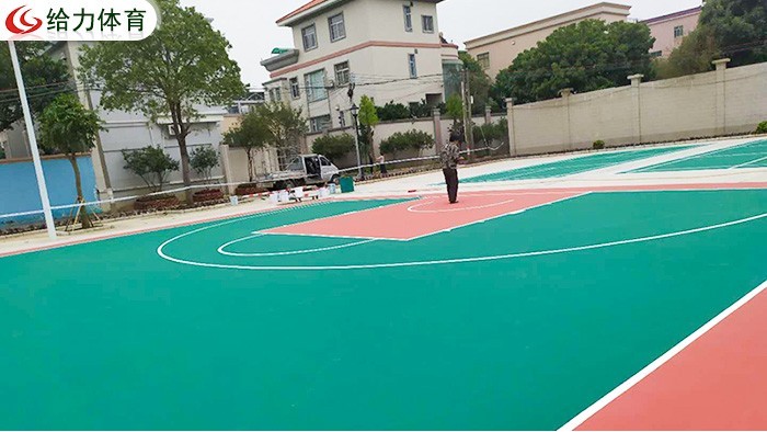 彩色籃球場(chǎng)造價(jià)